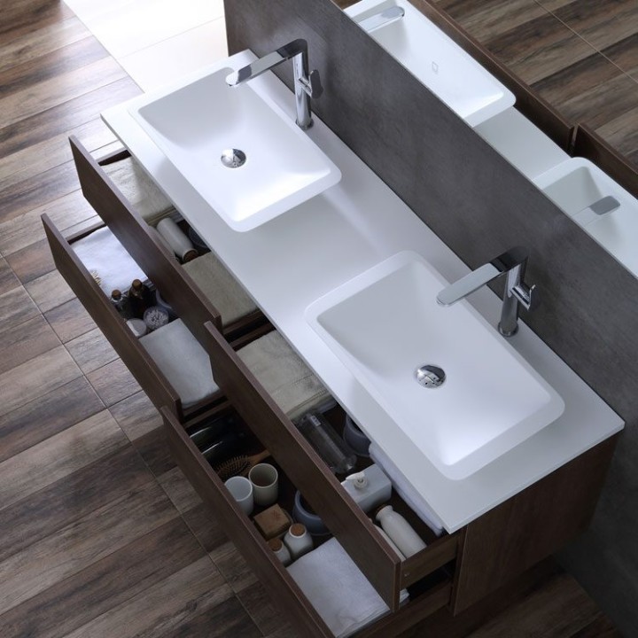 Koupelnová skříňka StoneArt Brugge BU-1601pro-1 bílá 160×50