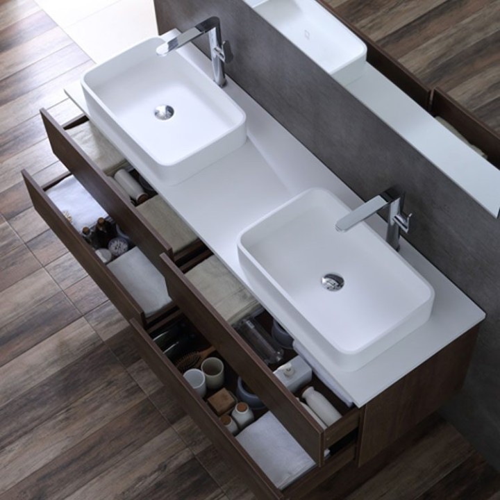 Koupelnová skříňka StoneArt Brugge BU-1601pro-5 bílá 160×50