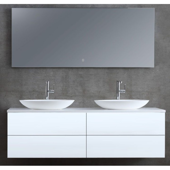 Koupelnový nábytek – set StoneArt Brugge BU-1601pro-3 bílý 160×50