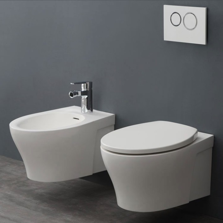 Závěsný bidet StoneArt TFS-102P bílý 52×37 matný