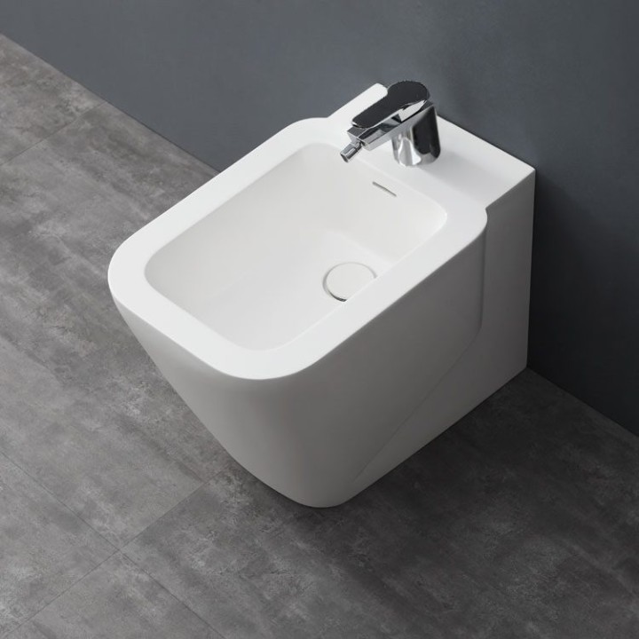 Stojící WC StoneArt -Bidet TFS-201P bílé 56×36 matné