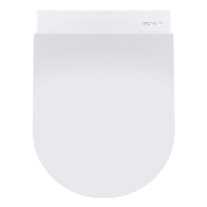 Závěsné WC StoneArt -WC TMS-511P černobílé 52×37 matné