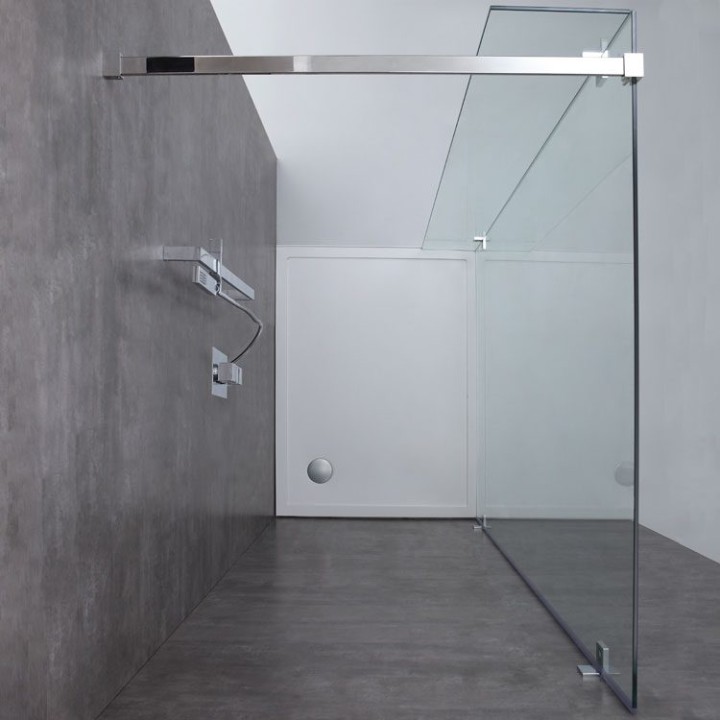 Walk-in sprchová zástěna EAGO AWT LY1001 100×210