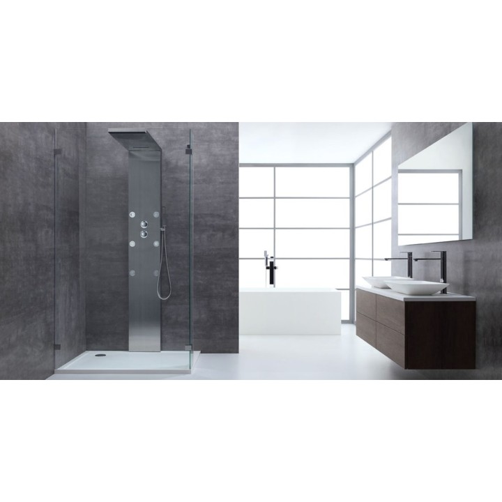 Walk-in sprchová zástěna EAGO AWT LY1001 100×210