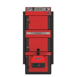 ATMOS DC40SPT – kombinovaný kotel na dřevo a pelety 40 (dřevo) / 9 - 30 kW (pelety)