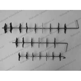 ATMOS Segmentové brzdiče – pro D30P, D40P – krajní – 678 mm - Ø 118 mm