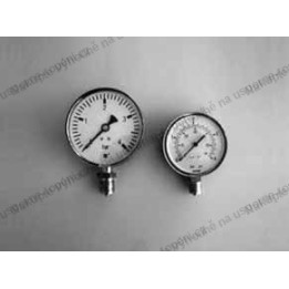 ATMOS Tlakoměry – 4 bar – tlakoměr do topného systému – D100 – 1/2“ – 4 bar