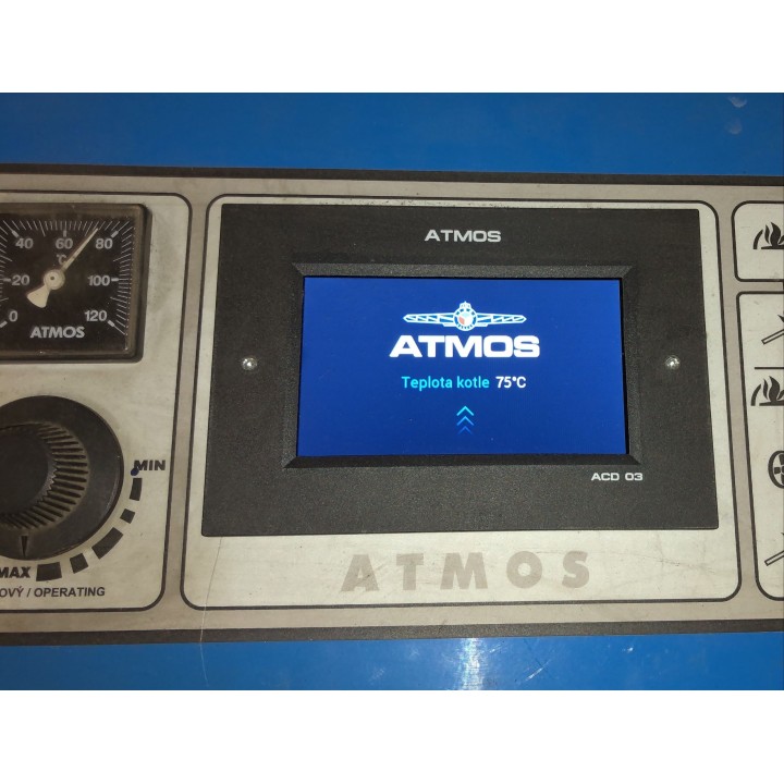 ATMOS DC40SX – zplynovací kotel na dřevo s regulací ACD 04 40 kW