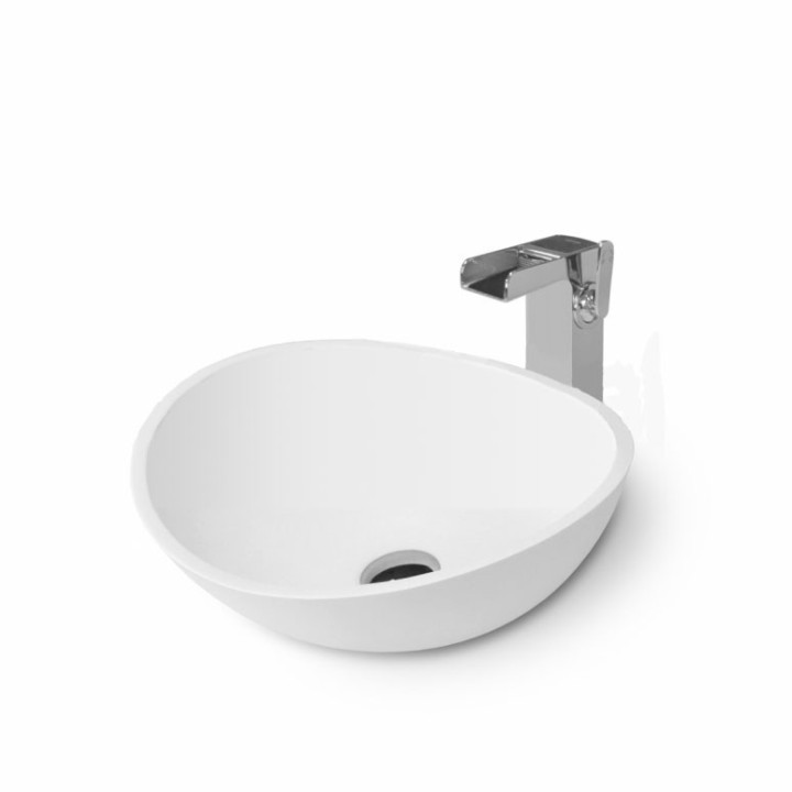 Mramorové umyvadlo Mocoori matné M120-0021 42x34x15cm