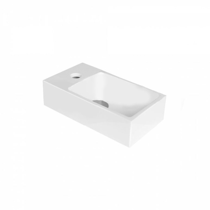 Mramorové umyvadlo Mocoori lesklé M110-1010 33x18x9cm