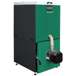 EKOSCROLL BETA KOMPAKT 25 s bočním zásobníkem – automatický kotel na pelety 25 kW