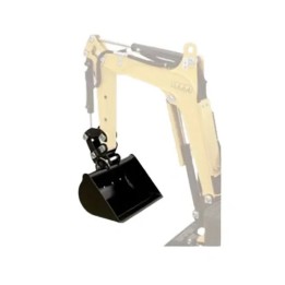 Svahová lžíce pro minibagr LUMAG MB-600 – 50 cm
