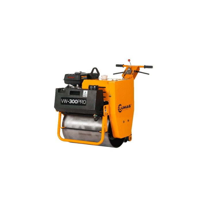 Vedený vibrační válec LUMAG VW300PRO – 600 mm, 13,5 kN