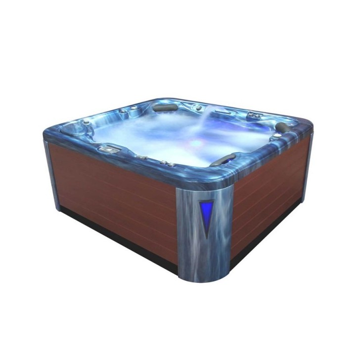 Venkovní vířivá vana EO-SPA IN-590 Premium Extreme OceanWave / hnědá 250x228x98cm