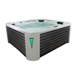 Venkovní vířivá vana EO-SPA IN-590 Premium Extreme SilverMarble / šedá 250x228x98cm