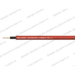 Solární kabel HELUKABEL Solarflex H1Z2Z2-K 16,0 mm² 100 m červený