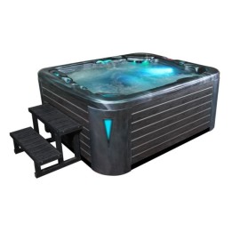 Venkovní vířivá vana EO-SPA OceanWave / hnědá Premium IN-591 220x186x93cm