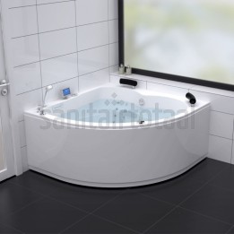 Hydromasážní vana Mocoori Violet levá verze 150x150x75,5cm (čerpadlo - voda-vzduch)