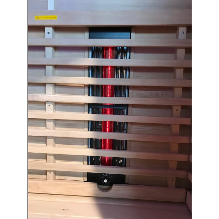 Infračervená sauna EXCLUSIVE ONE / kanadská borovice 90x90x200cm pro 1 osobu