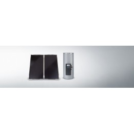 Viessmann Vitosol 100-FM, solární sestava pro ohřev pitné vody, s Vitosolic 100, stříbrný zásobník 250 l