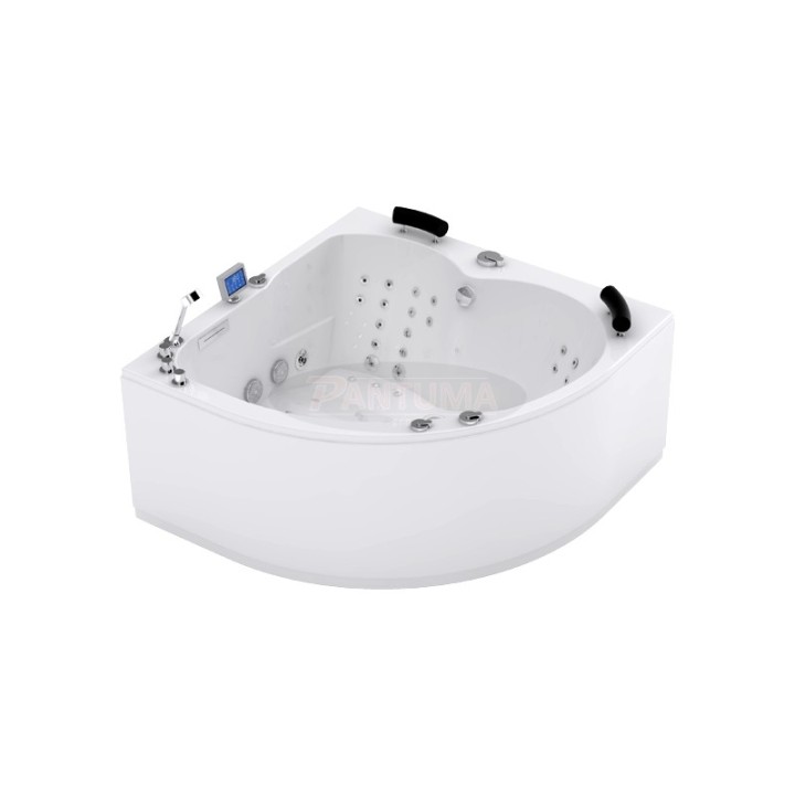 Hydromasážní vana Mocoori Violet Turbo levá verze 150x150x75,5cm