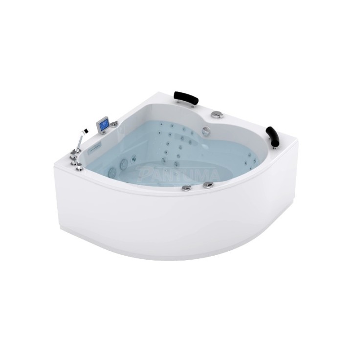 Hydromasážní vana Mocoori Violet Turbo levá verze 150x150x75,5cm